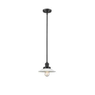 A thumbnail of the Innovations Lighting 201S Halophane Oil Rubbed Bronze / Matte White Halophane