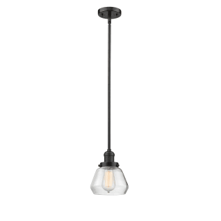 A thumbnail of the Innovations Lighting 201S Fulton Oiled Rubbed Bronze / Clear