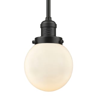 A thumbnail of the Innovations Lighting 201S-6 Beacon Oil Rubbed Bronze / Matte White Cased