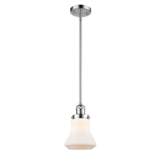 A thumbnail of the Innovations Lighting 201S Bellmont Polished Chrome / Matte White