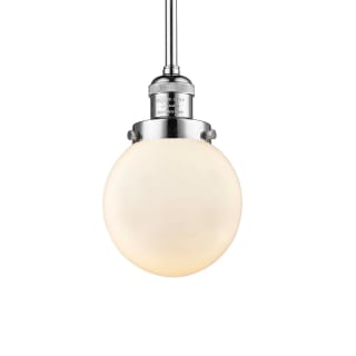 A thumbnail of the Innovations Lighting 201S-6 Beacon Polished Chrome / Matte White Cased