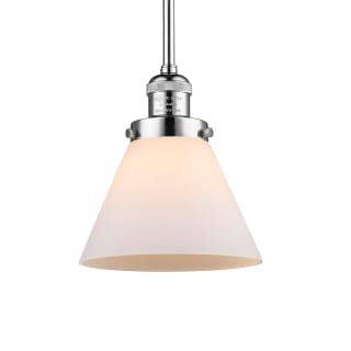 A thumbnail of the Innovations Lighting 201S Large Cone Polished Chrome / Matte White Cased