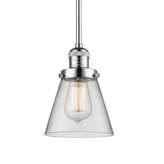 A thumbnail of the Innovations Lighting 201S Small Cone Polished Chrome / Clear