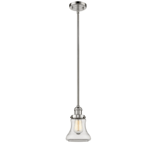A thumbnail of the Innovations Lighting 201S Bellmont Polished Nickel / Clear
