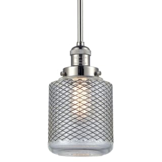 A thumbnail of the Innovations Lighting 201S Stanton Polished Nickel / Vintage Wire Mesh