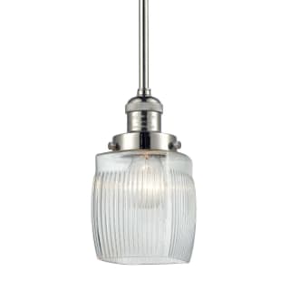 A thumbnail of the Innovations Lighting 201S Colton Polished Nickel / Thick Clear Halophane