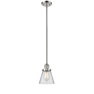 A thumbnail of the Innovations Lighting 201S Small Cone Polished Nickel / Clear