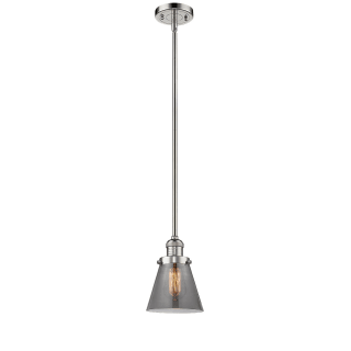 A thumbnail of the Innovations Lighting 201S Small Cone Polished Nickel / Smoked
