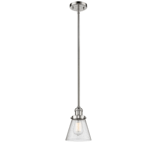 A thumbnail of the Innovations Lighting 201S Small Cone Polished Nickel / Seedy