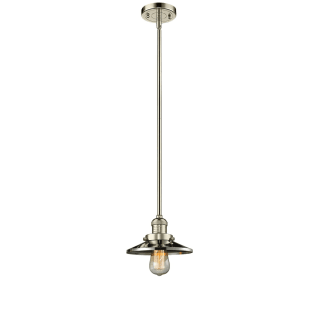 A thumbnail of the Innovations Lighting 201S Railroad Polished Nickel / Metal Shade