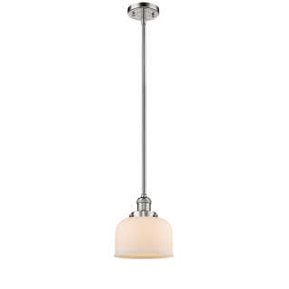 A thumbnail of the Innovations Lighting 201S Large Bell Polished Nickel / Matte White Cased
