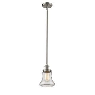A thumbnail of the Innovations Lighting 201S Bellmont Brushed Satin Nickel / Clear