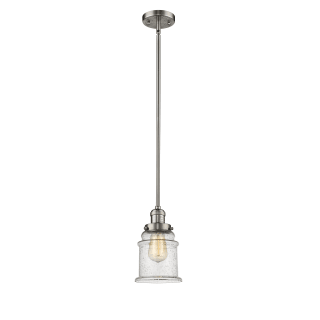 A thumbnail of the Innovations Lighting 201S Canton Brushed Satin Nickel / Seedy