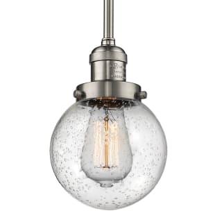 A thumbnail of the Innovations Lighting 201S-6 Beacon Brushed Satin Nickel / Seedy