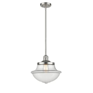 A thumbnail of the Innovations Lighting 201S Large Oxford Brushed Satin Nickel / Clear