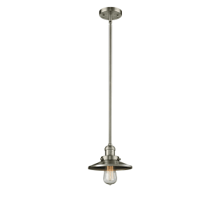A thumbnail of the Innovations Lighting 201S Railroad Brushed Satin Nickel / Metal Shade