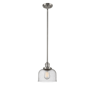 A thumbnail of the Innovations Lighting 201S Large Bell Brushed Satin Nickel / Seedy