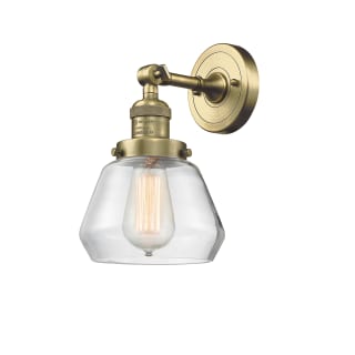 A thumbnail of the Innovations Lighting 203 Fulton Antique Brass / Clear