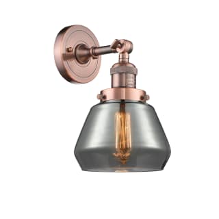 A thumbnail of the Innovations Lighting 203 Fulton Antique Copper / Smoked