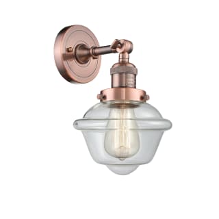 A thumbnail of the Innovations Lighting 203 Small Oxford Antique Copper / Clear