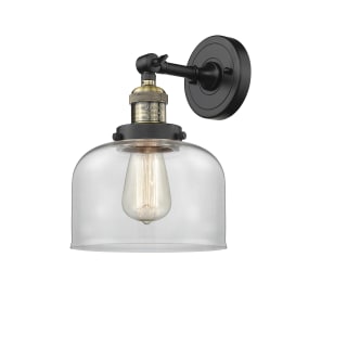 A thumbnail of the Innovations Lighting 203 Large Bell Black Antique Brass / Clear