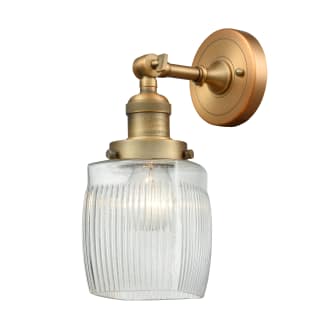 A thumbnail of the Innovations Lighting 203 Colton Brushed Brass / Clear