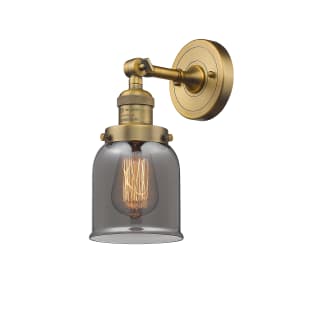 A thumbnail of the Innovations Lighting 203 Small Bell Brushed Brass / Smoked