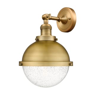 A thumbnail of the Innovations Lighting 203-12-9 Hampden Sconce Brushed Brass / Seedy