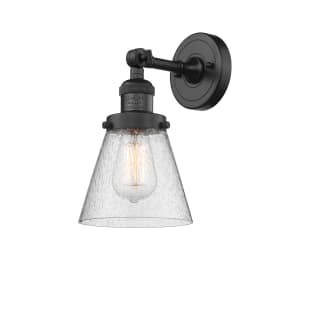 A thumbnail of the Innovations Lighting 203 Small Cone Matte Black / Seedy
