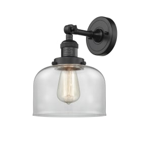 A thumbnail of the Innovations Lighting 203 Large Bell Matte Black / Clear