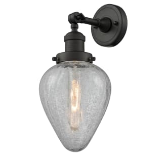 A thumbnail of the Innovations Lighting 203 Geneseo Oiled Rubbed Bronze / Clear Crackle
