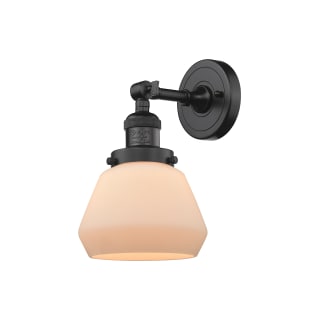 A thumbnail of the Innovations Lighting 203 Fulton Oiled Rubbed Bronze / Matte White Cased