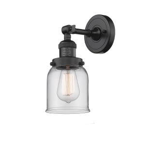 A thumbnail of the Innovations Lighting 203 Small Bell Oiled Rubbed Bronze / Clear