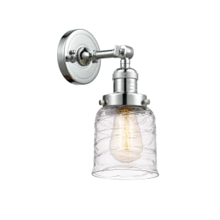 A thumbnail of the Innovations Lighting 203-10-5 Bell Sconce Polished Chrome / Deco Swirl