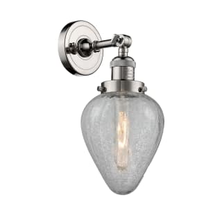 A thumbnail of the Innovations Lighting 203 Geneseo Polished Nickel / Clear Crackle