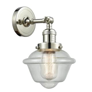 A thumbnail of the Innovations Lighting 203 Small Oxford Polished Nickel / Seedy