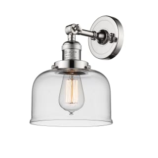 A thumbnail of the Innovations Lighting 203 Large Bell Polished Nickel / Clear