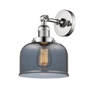 A thumbnail of the Innovations Lighting 203 Large Bell Polished Nickel / Smoked