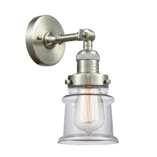 A thumbnail of the Innovations Lighting 203 Small Canton Brushed Satin Nickel / Clear