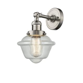 A thumbnail of the Innovations Lighting 203 Small Oxford Brushed Satin Nickel / Seedy