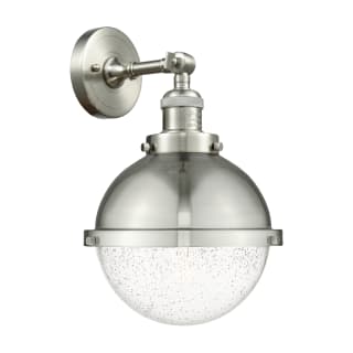 A thumbnail of the Innovations Lighting 203-12-9 Hampden Sconce Brushed Satin Nickel / Seedy