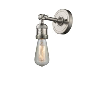 A thumbnail of the Innovations Lighting 203NH Bare Bulb Brushed Satin Nickel