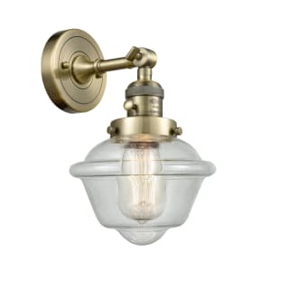 A thumbnail of the Innovations Lighting 203SW Small Oxford Antique Brass / Seedy