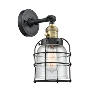 A thumbnail of the Innovations Lighting 203SW Small Bell Cage Black Antique Brass / Seedy