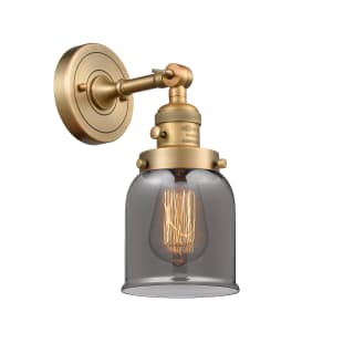 A thumbnail of the Innovations Lighting 203SW Small Bell Brushed Brass / Plated Smoked