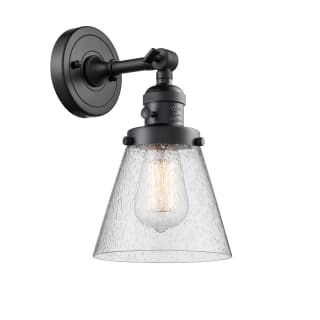 A thumbnail of the Innovations Lighting 203SW Small Cone Matte Black / Seedy