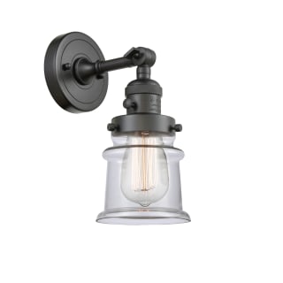 A thumbnail of the Innovations Lighting 203SW Small Canton Oil Rubbed Bronze / Clear