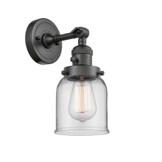 A thumbnail of the Innovations Lighting 203SW Small Bell Oil Rubbed Bronze / Clear