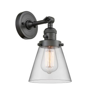 A thumbnail of the Innovations Lighting 203SW Small Cone Oil Rubbed Bronze / Clear