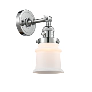 A thumbnail of the Innovations Lighting 203SW Small Canton Polished Chrome / Matte White